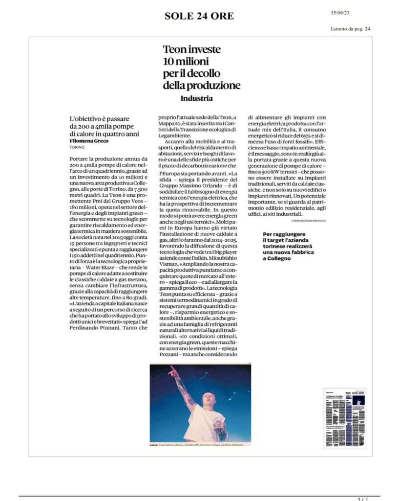 Articolo_Sole24Ore_Teon